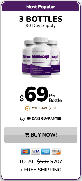 memocept 3 bottles price